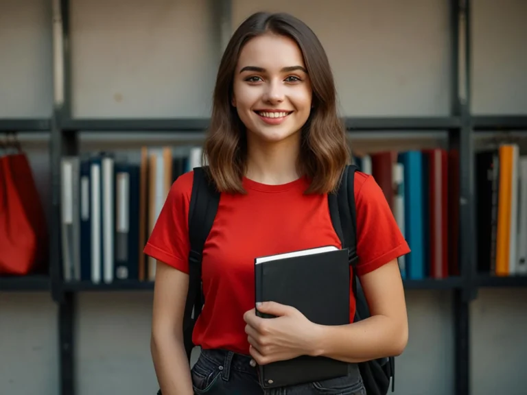 Student preparing for OET speaking test