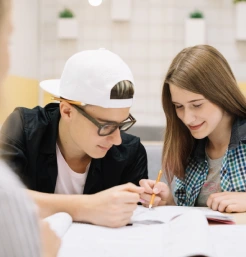 students studying at the best German institute in Kottayam, Kerala